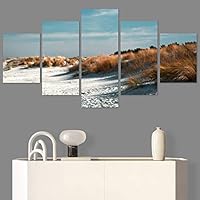 SIGNWIN 5 Panel Canvas Wall Art Modern Art Desert Multicolor Nature Photography Relax/Calm Southwest for Home Decorations Ready to Hang - 60