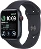 Apple Watch SE (2.ª generación) (GPS + Cellular, 44mm) - Caja de aluminio medianoche con correa deportiva medianoche, M/L (Reacondicionado premium) 2