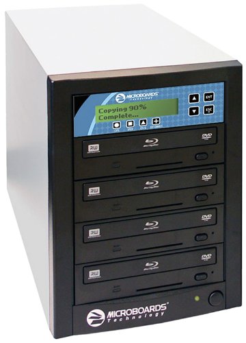 Microboards 500GB Copy Writer DVD 1 to 3 Premium Pro 3x DVDRW (24x) Stand Alone Disc Duplicator