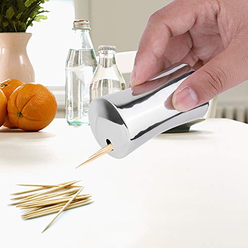 Tandenstokerhouderdispenser, roestvrijstalen mini-tandenstokerhouder voor de keuken van het hotelrestaurant(S-Splinter) - Image 5