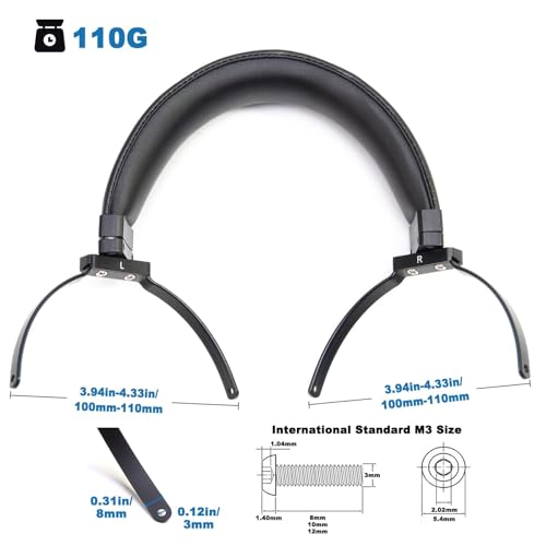 Genuine Leather Full Metal Headband for Beyerdynamic DT700 DT770 DT880 DT900 DT990 DT1990 DT1770 DT860 T5 Amiron Headpho