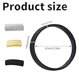 Veehaolu 6 Pcs Sleeve Holders, Arm Bands, Anti-Slip Metal Clip Shirt Garters, Elastic Adjustable Stretchy Armbands, Suit Dress Shirt Accessories - Image 2