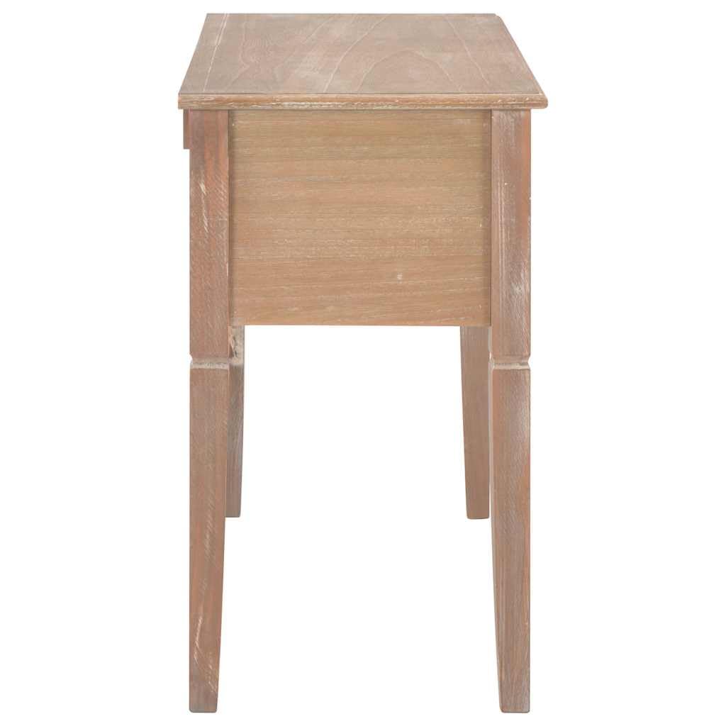 Mesa de Escritorio 109,5x45x77,5 cm Madera Marrón con 5 Cajones