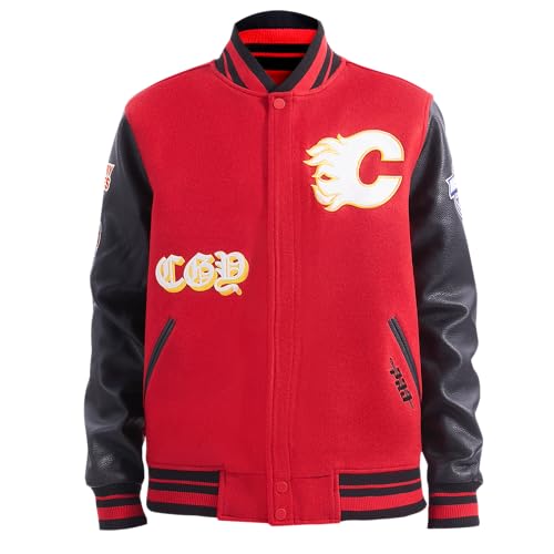 Image of Pro Standard Mens NHL Old English Varsity Jacket