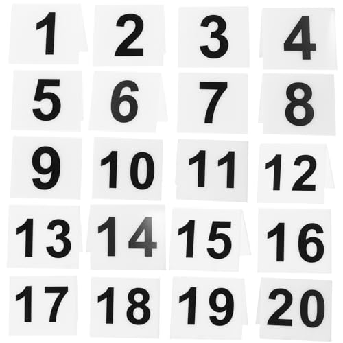 Marqueurs numériques acrylique de table pour sublimer vos réceptions et banquets