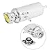 350ml Coolant Reservoir Tank, Universal Aluminum Car SUV Overflow Catch Tank Cooler Coolant Aluminum Reservoir Kit