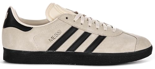 Adidas Gazzelle Messi Men's Crystal Sand Golden Gen Shoes Trainers (Beige, US 5.5M/6.5F)2