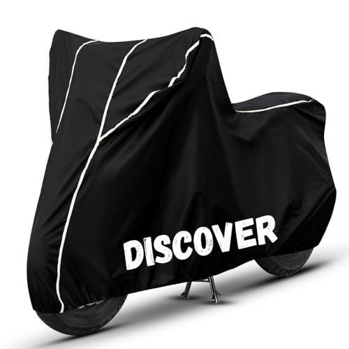 Image of Bike Cover for Discover 100% Waterproof, Dustproof & Scratch Resistant| Fully Bottom Elastic UV Resistant Heavy Duty Body Cover | All Weather Outdoor Use