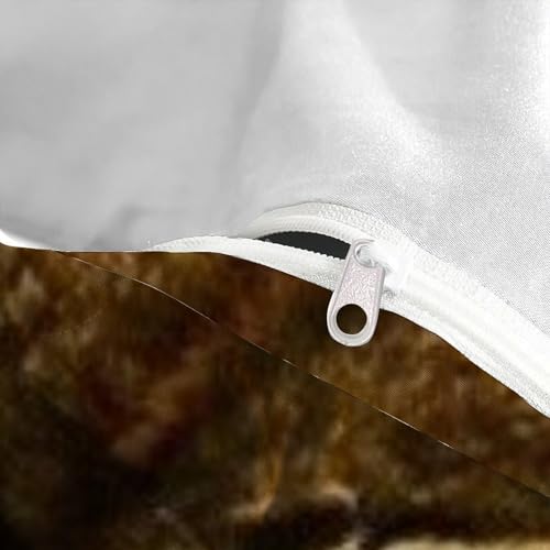 Parure de lit loup imprimé 3D microfibre avec zip - 5