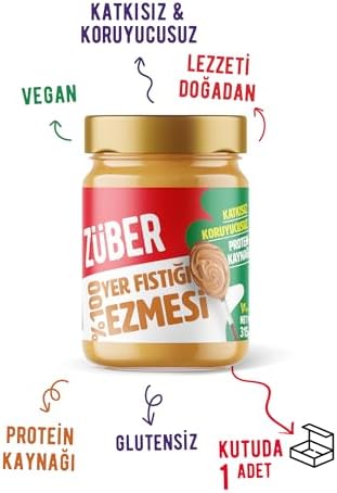 Züber%100 Fıstık Ezmesi 315 Gr - Görsel 3