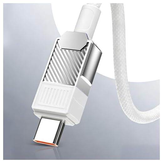 Type C Charger Cord, 60W USBC to USBC Cable, Fast Charging Cable 6 FT, USB C to USB C Cable for Phone17/16/15/15 Pro Max, Samsumg Gallaxy S23 - White