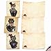 The Best Card Company - 10 Blank Christmas Note Cards - Pet Cats and Dogs, Boxed Xmas Animal Cards for Men and Women (4 x 5.12 Inch) - Christmas Steampunk Cats M6554XSB