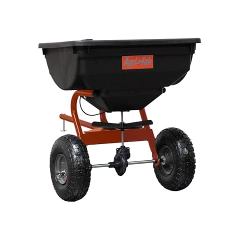 Agri-Fab 45-0530-131, 85 lb. Tow Broadcast Spreader,Black/Orange Cover