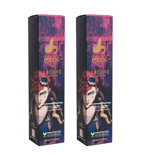 Image of ARCTIC FOX Arcane VI Semi Permanent Hair Dye - Vegan Pink - 2 x 5.6 fl oz