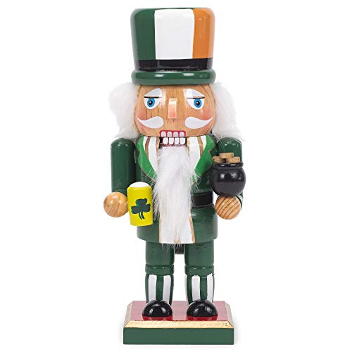 Kurt S. Adler 9-Inch Wooden Irish Nutcracker