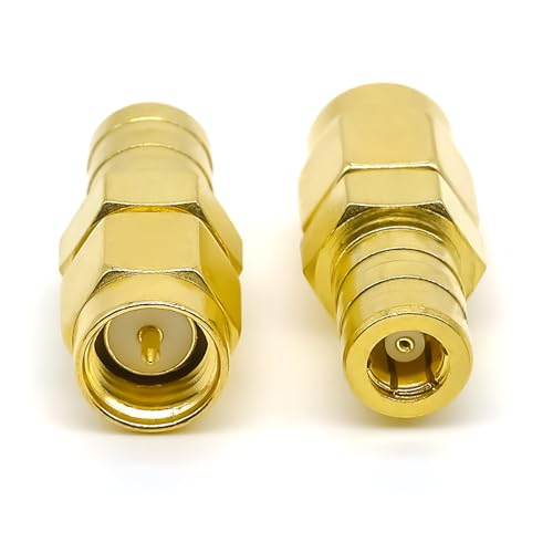 Adaptador SMA macho a SMB hembra coaxial cable 2pcs miniatura 6