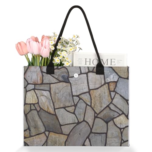Stone Texture Marble Tote Bag for Women Large Beach Bag Reusable Tote Bags for Work Travel Beach Shopping3