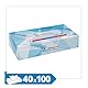 Papernet Defend Tech antibakterielles Kosmetiktuch (415938) | Weich & Stark | 2-lagiges Papiertuch aus reiner Zellulose | UV-behandelt gegen Bakterien | 40 Packungen mit je 100 Blatt 20 x 21cm