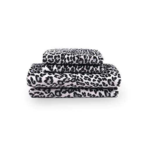Tadpoles Super Soft Baby Blanket - Snow Leopard Print | 30" X 40" | Made Microdenier Polyester | Ideal As A Swaddle Blanket, Stroller Cover, Crib Blanket, Baby Shower & More #TOP5
