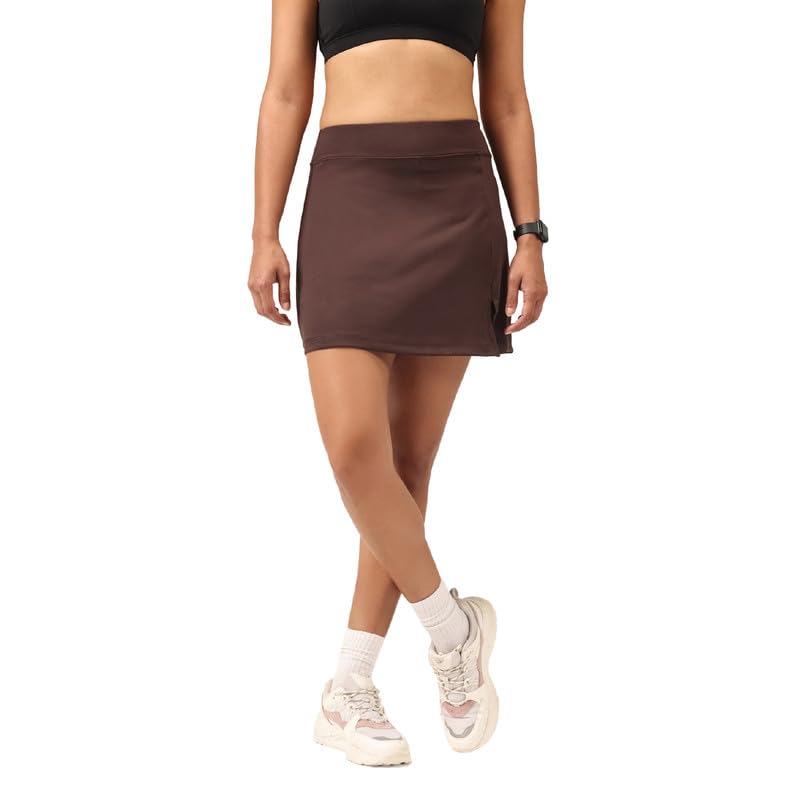 Image of BlissClub Ultimate Skorts | in-Built Shorts | Side Pocket | Side Slit at Hem | Invisible Back Pocket | CloudSoft TM Fabric