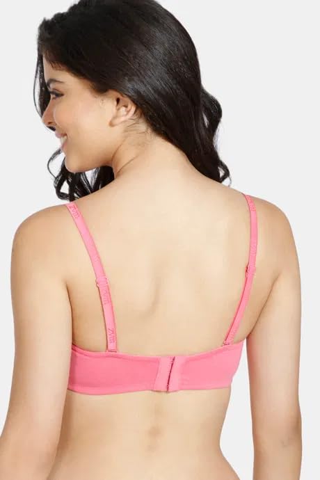 Image of BEWILD Women Balconette Bra | Lightly Padded Comfort | Soft Breathable Cotton Fabric | Seamless Design | Wirefree Comfort | Supportive Fit | Stylish Underwear