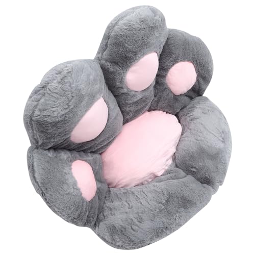 Coussin patte de chat pour soulager le dos sur la chaise de bureau