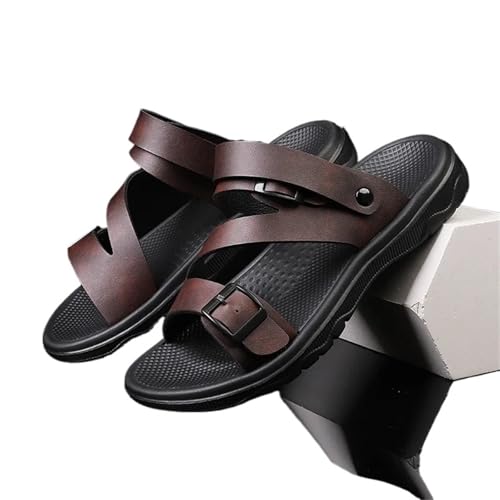 Beach ls Men Summer ls for Men Outdoor Casual Sport Slippers PU Leather Non-slip Breathable Shoes for Hiking Trekking3