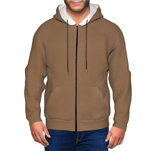 Sweat à capuche homme doux contre le froid, pull décontracté confortable - 6