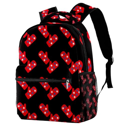 Sac à dos d'école noir et multicolore 40cm pour voyage et loisirs