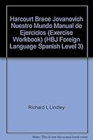 Harcourt Brace Jovanovich Nuestro Mundo Manual de Ejercicios (Exercise Workbook) 0153000325 Book Cover