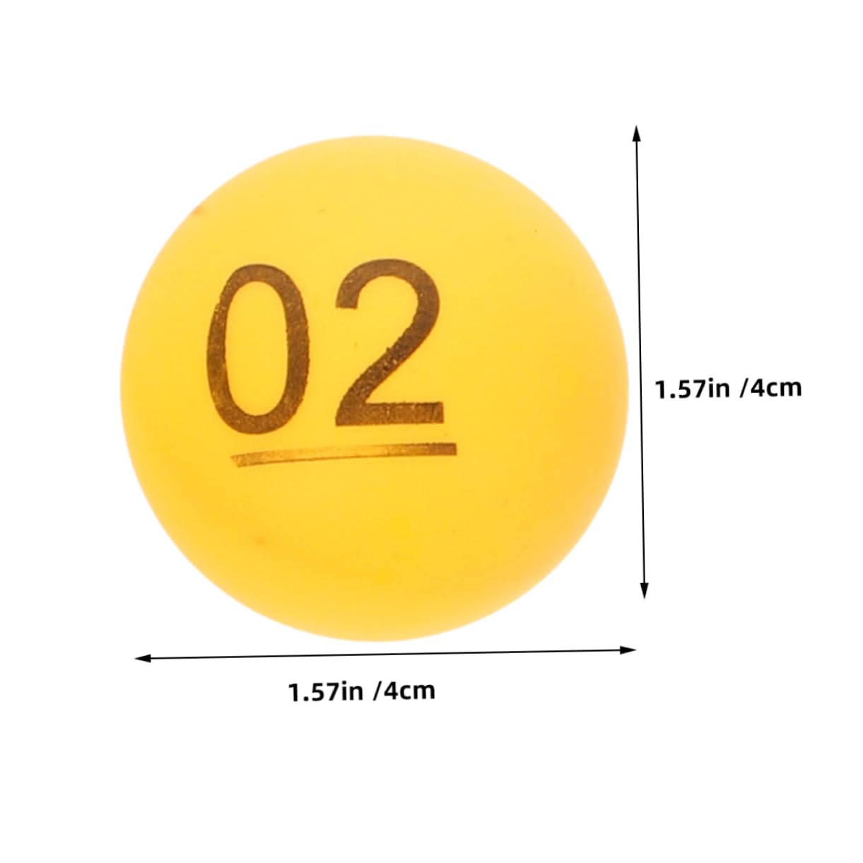 VANZACK 30Pcs Colored Balls Plastic Game Props for Parties Events Meetings Bright Numbered Party Game Balls Fun for Bingo Drawings