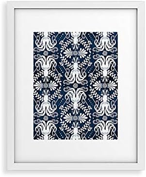 Deny Designs Heather Dutton Framed Art Print, White Modern (8" x 10"), Mythos