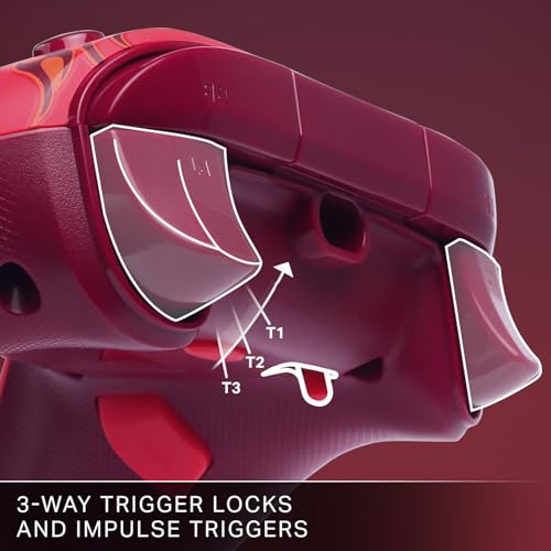 PowerA Manette filaire Advantage pour Xbox Series Flammes rouges - vue 6