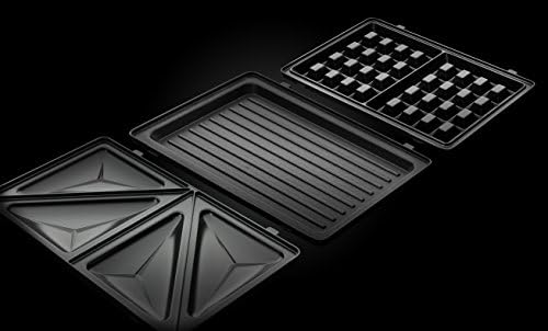 Bild 2 - Russell Hobbs Multifunktionsgerät 3-in-1 [Sandwichmaker, Waffeleisen, Kontaktgrill] Fiesta (spülmaschinengeeignete & antihaftbeschichtete Platten, erweiterbar: Cake Pop, Mini Donut, Churros) 24540-56