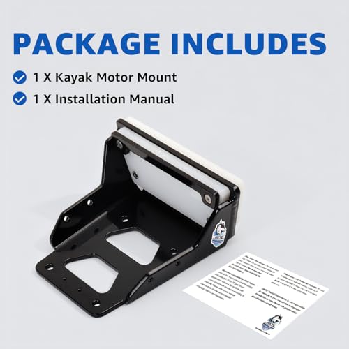 HKTE Heavy Duty Kayak Motor Mount, Universal Aluminum Trolling Motor Bracket for Kayaks & Canoes, Supports Up to 3HP Motors, Stable Clamp-On Design, Corrosion Resistant by HKTE TOOLS&EQUIPMENT - Image 9