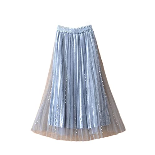 Jupe trapèze en tulle pour un mariage ou une soirée élégante en gris