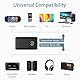 Ankilo Bluetooth Adapter Audio, 2 in 1 Bluetooth Sender Empfänger, 5.3 Transmitter Receiver Klinke 3,5mm AUX für Kopfhörer, Lautsprecher, Auto, TV,Typ-C Aufladung