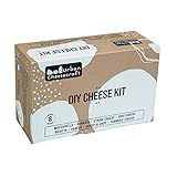 Deluxe Cheese Kit - Makes 8 Cheeses; Mozzarella, Burrata, String Cheese, Goat Cheese, Ricotta, Paneer, Queso Blanco or Farmers Cheese in 1 Hour or Less, Vegetarian, Gluten Free & Non-GMO