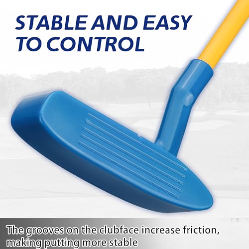 image for PGM Children's Golf Club Set - Can Hit Real Balls, 3 Pieces Clubs Incl