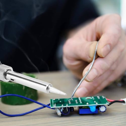 Ferro de Solda Ajustavel Exbom 220V Soldador 220V Exbom Ajustavel 15 a 60W + Ponteiras Kit Solda Aju