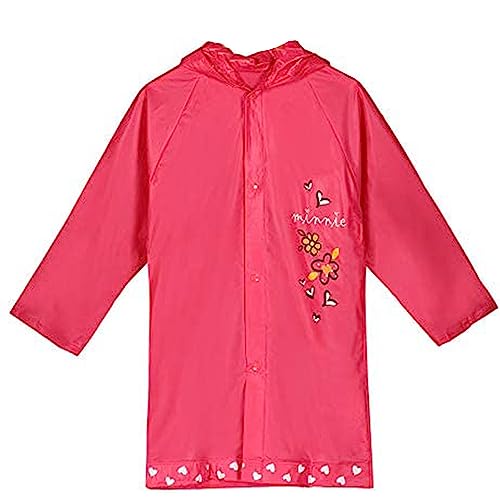 Disney Minnie Mouse Girl's Pink Rain Slicker Size Medium 4/5 #TOP16