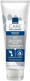 Avon – Creme Desodorante para Pés Footworks Care Noturno 3 em 1 80g