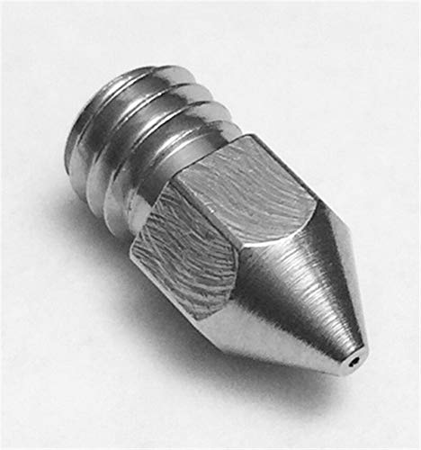 Lysee 3D Printer Parts & Accessories - 5pcs Zortrax M200 3D Printer 0.4 mm Stainless Steel Nozzle Replacement Nozzle