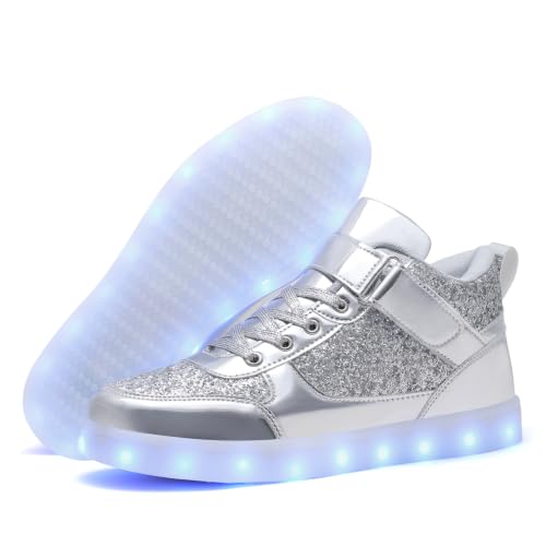 Image of YuanRoad Unisex LED Shoes Light Up Sneakers with USB Charging Dancing Shoes