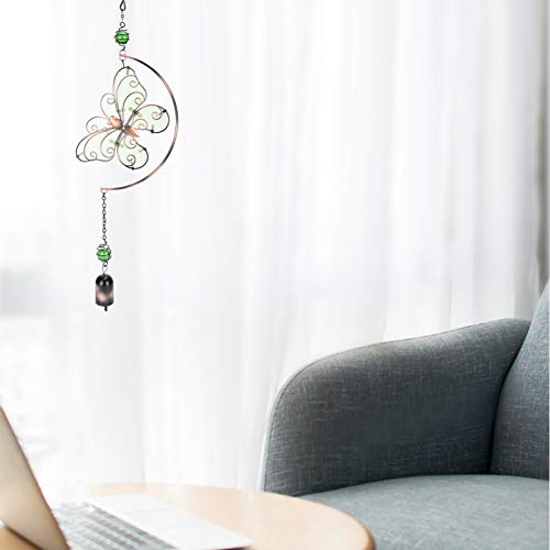 Pingente de varanda de ferro, sinos de vento, borboleta, design exclusivo com formato de borboleta d