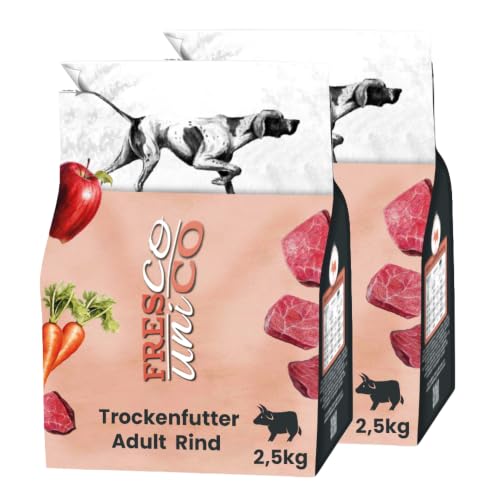 FRESCO Dog Unico Rind 5kg | Hundefutter trocken getreidefrei
