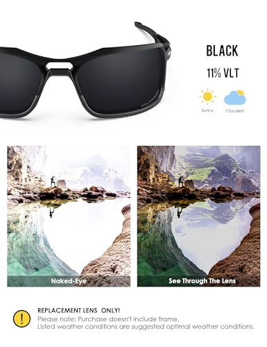 Image of BLAZERBUCK Polarized Replacement Lenses for Oakley Triggerman Sunglass OO9266