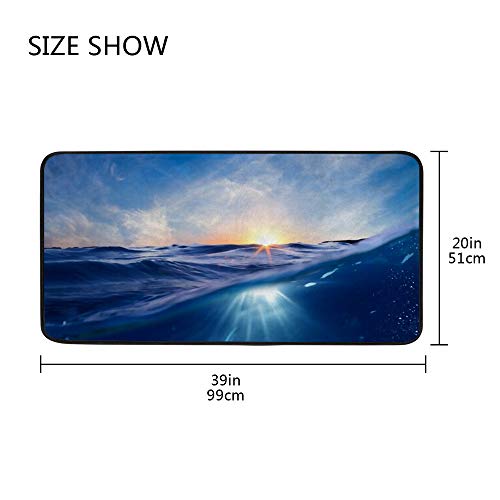 Tapis de cuisine sous-marin en polyester de qualité supérieure