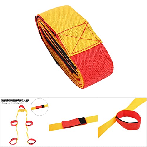 2 St&uuml;ck Rennb&auml;nder f&uuml;r 3/5/8 Personen, Outdoor-Teamspiele, Trainings-Requisiten, &Uuml;bungs-Koordination und Gleichgewicht f&uuml;r und Erwachsene (Normale Version f&uuml;r 5 Personen)