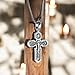 925 Sterling Silver Orthodox Cross Necklace Chain 20 Inch - Double-Sided Eastern Cross Pendant with Jesus Crucifix & Сhurch - Unique Christian Religious Jewelry for Men Women - Handmade